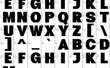 Hexos font