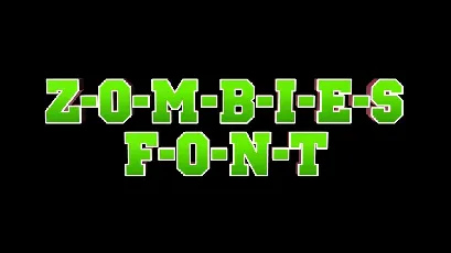 Zombies font