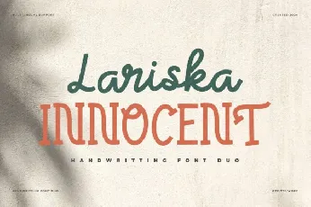 Lariska Innocent font