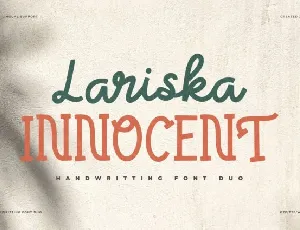 Lariska Innocent font