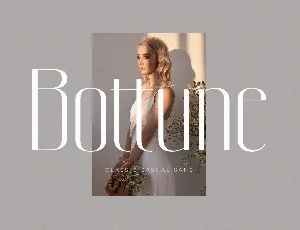 Bottune font