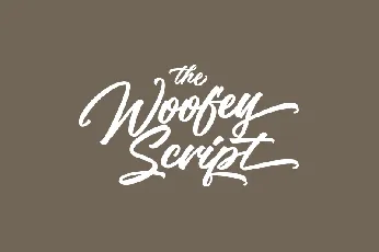 The Woofey Script font