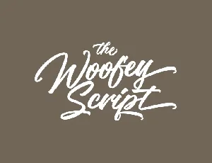 The Woofey Script font