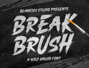 Break Brush font