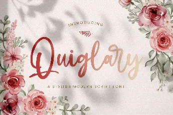 Quiglary font