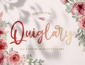 Quiglary font