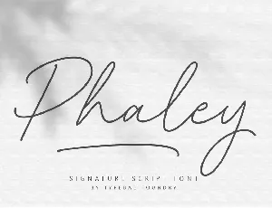 Phaley font