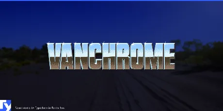 Vanchrome font