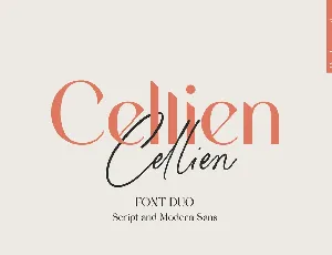 Cellien font