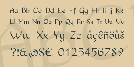 Pierce font