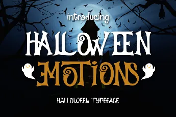 Halloween Emotions font