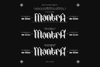 Mantra font