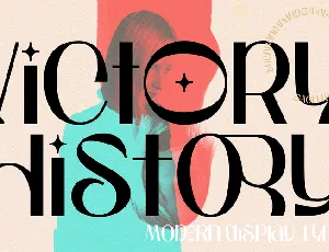 Victory History font