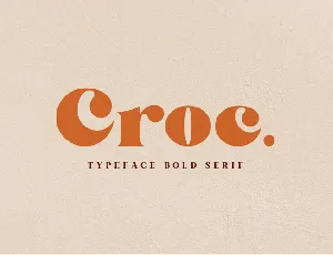 Croc Serif font