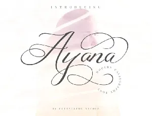 Ayana Calligraphy font