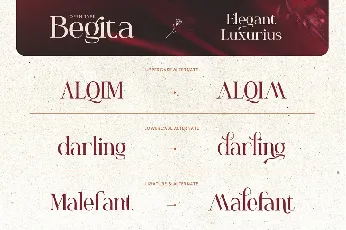 Begita font