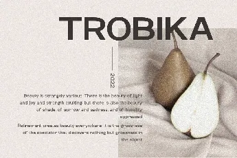 Trobika font