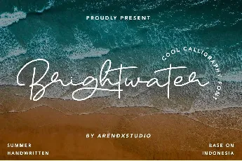 Brightwater font