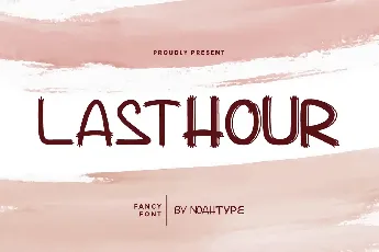 Lasthour Demo font