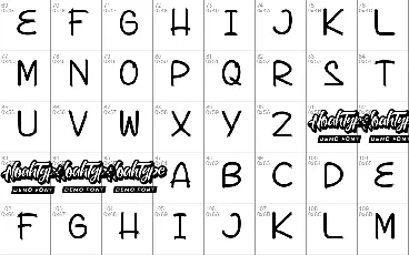 Lasthour Demo font