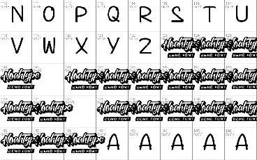 Lasthour Demo font