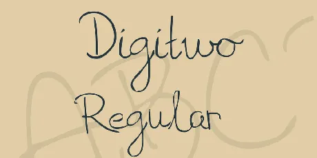 Digitwo font