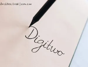 Digitwo font