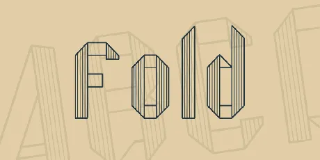 Fold font