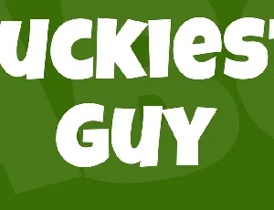 Luckiest Guy font