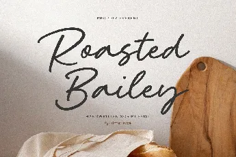 Roasted Bailey font