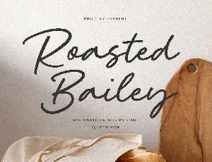 Roasted Bailey font