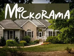 Mickorama font