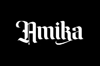 Amika font