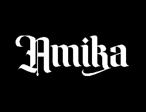 Amika font