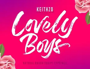 Lovely Boys font