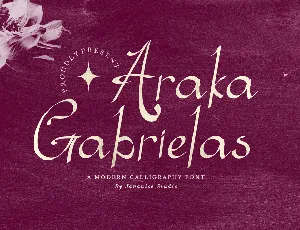 Araka Gabrielas font