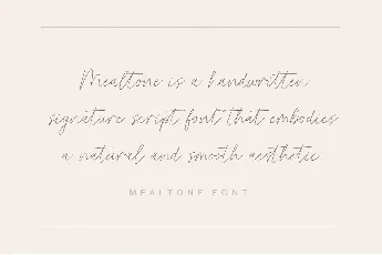 Mealtone font