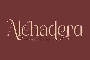 Alchadera font