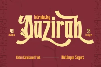 Quzirah font