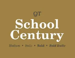 School Century Serif font