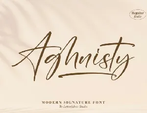 Aghnisty font