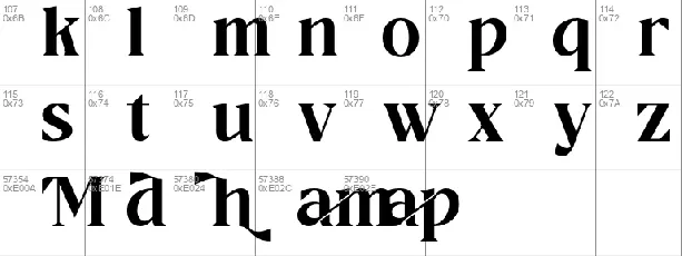 Raphen Madam font