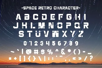 Space Retro font