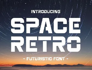 Space Retro font