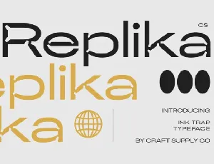 CS Replika font