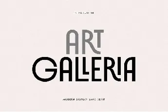 Art Galleria font