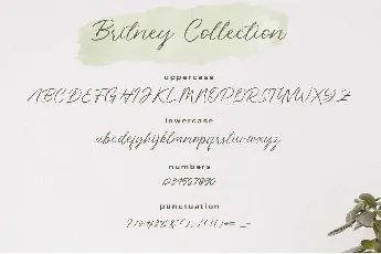 Britney Collection font