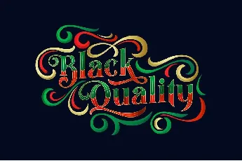 Black Quality font