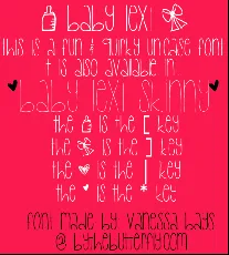 Baby Lexi font