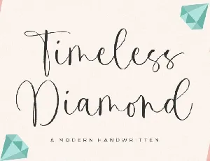 Timeless Diamond font